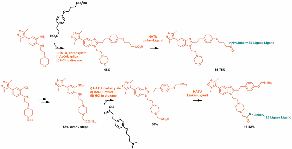 Synthetic Routes to Degraders
