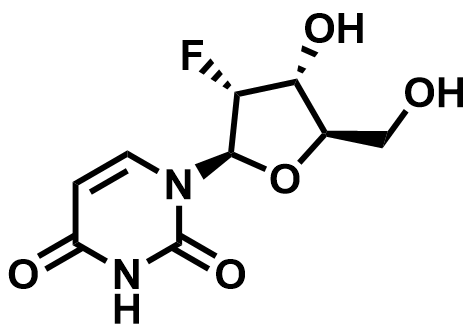 2′-Deoxy-2′-fluorouridine 784-71-4 structure