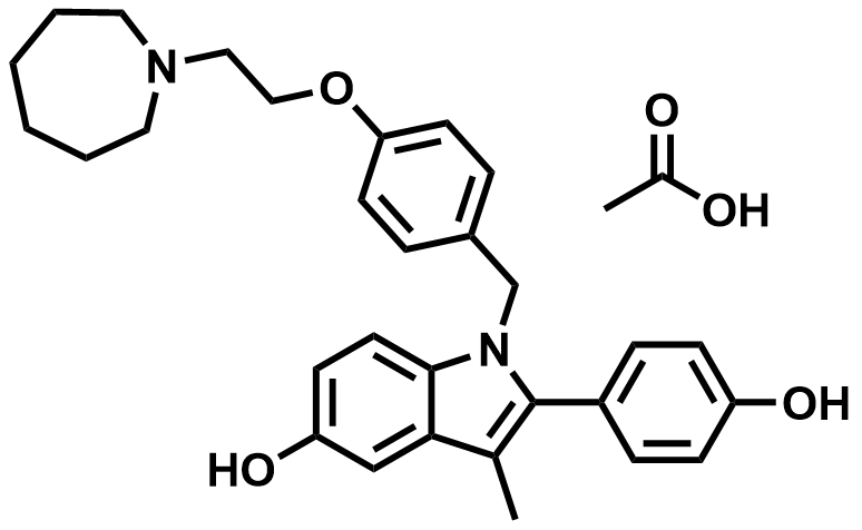 BAZEDOXIFENE ACETATE 198481-33-3 structure