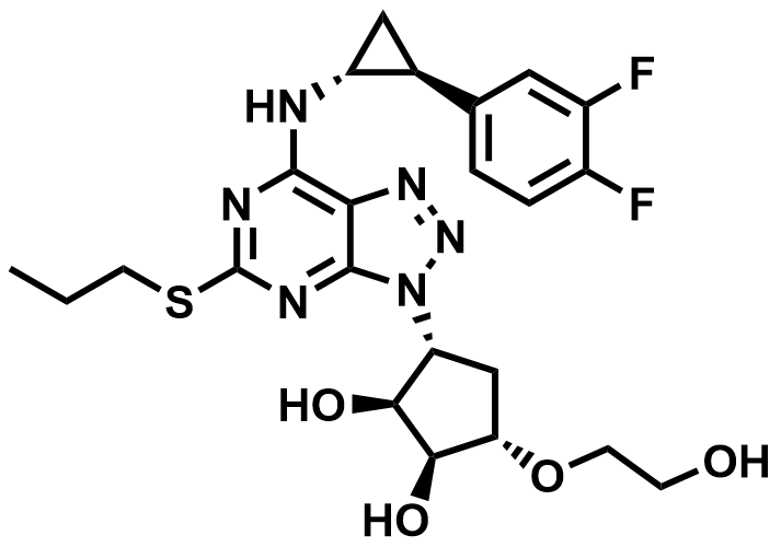 Ticagrelor 274693-27-5 structure