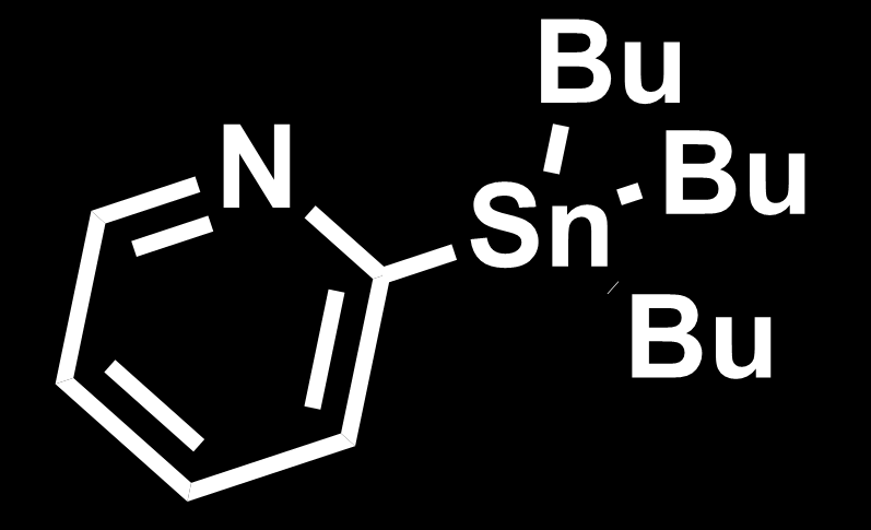 Skeletal structure of exemplary organotin
