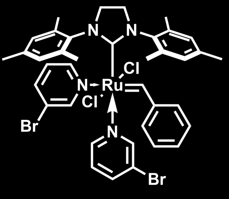 Skeletal structure of Grubbs M300