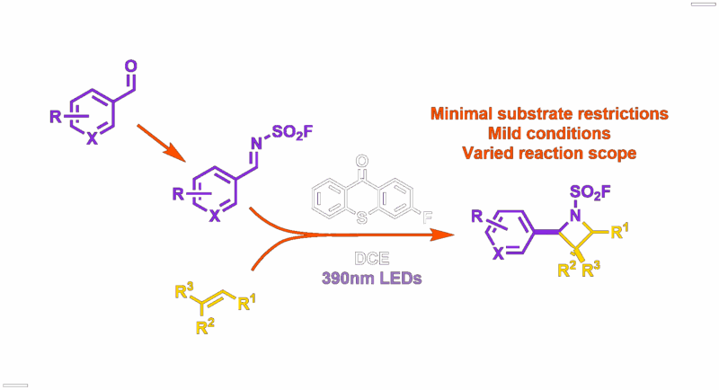 Overview of key reaction for aza Paterno-Buchi
